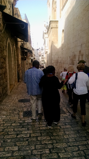 Dolorosa where Jesus carried the cross