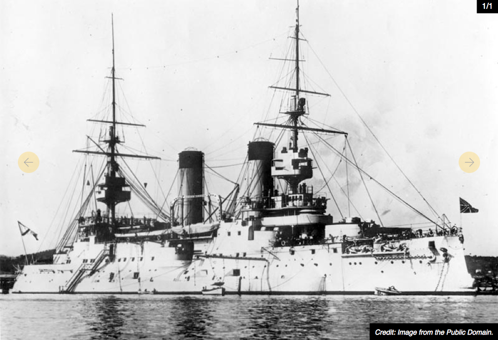 Battleship Tsarevitch circa 1904